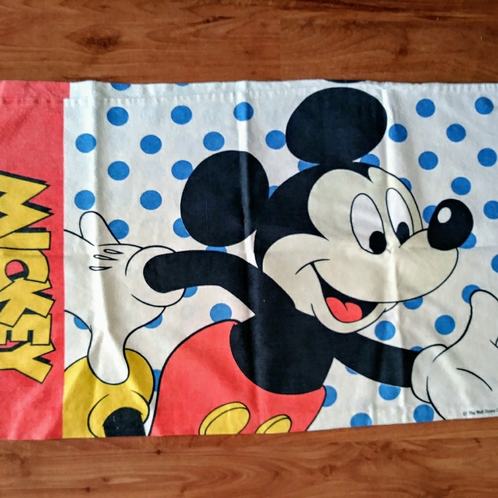 2 for 20 Mickey Mouse single pillow case